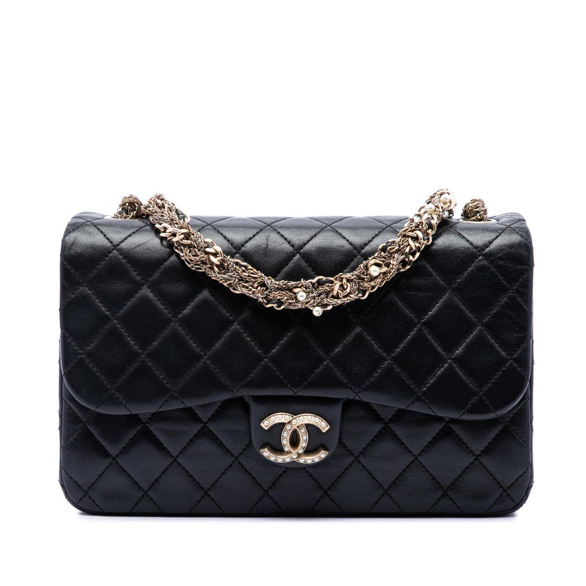 Chanel Medium Quilted Lambskin Westminster Pearl Flap