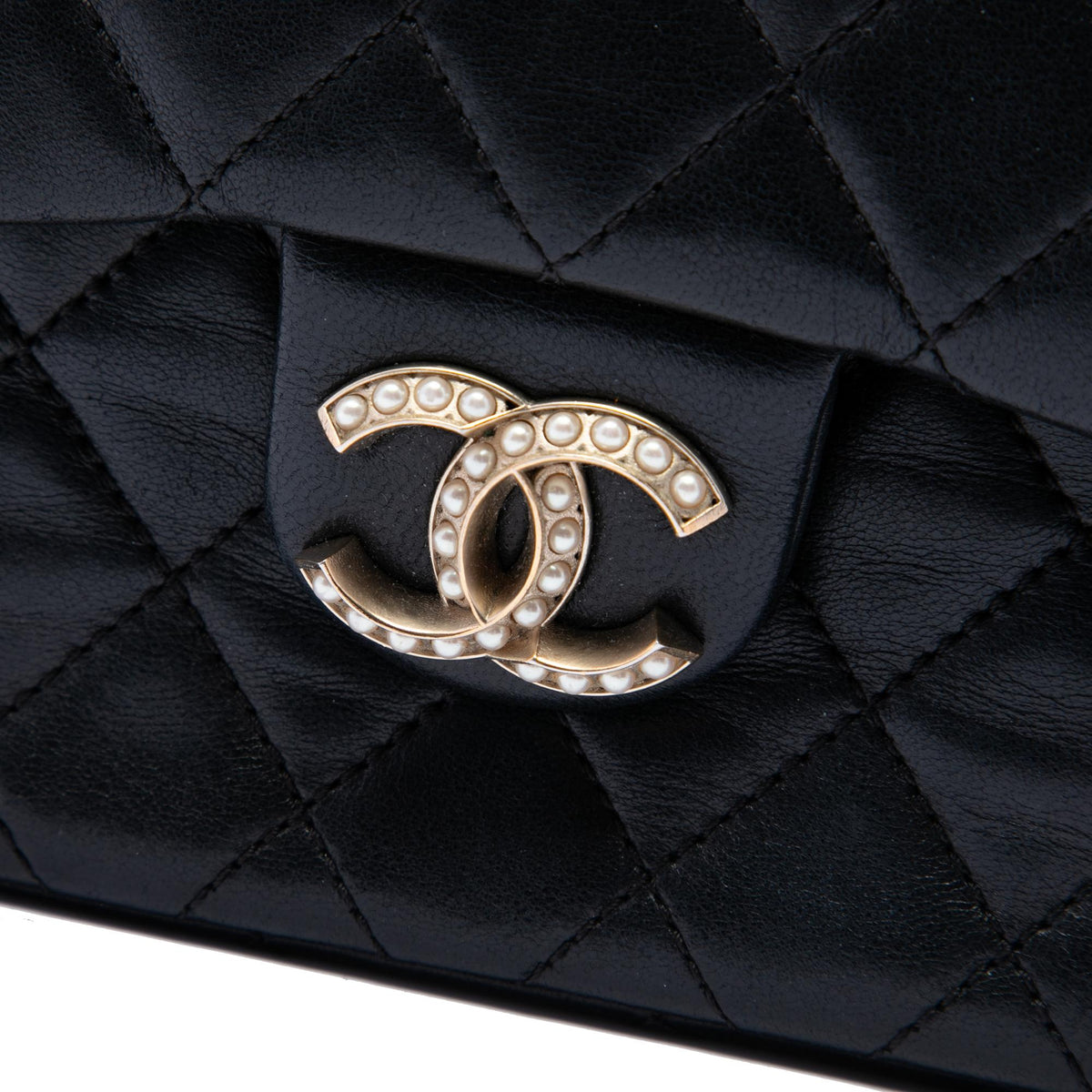Chanel Medium Quilted Lambskin Westminster Pearl Flap