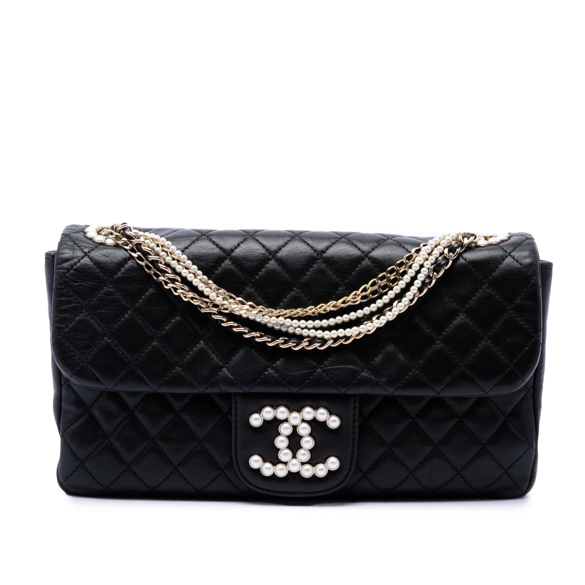 Chanel Medium Quilted Lambskin Westminster Pearl Flap