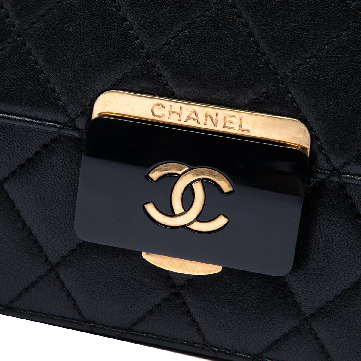 Chanel Medium Quilted Sheepskin Beauty Lock Flap