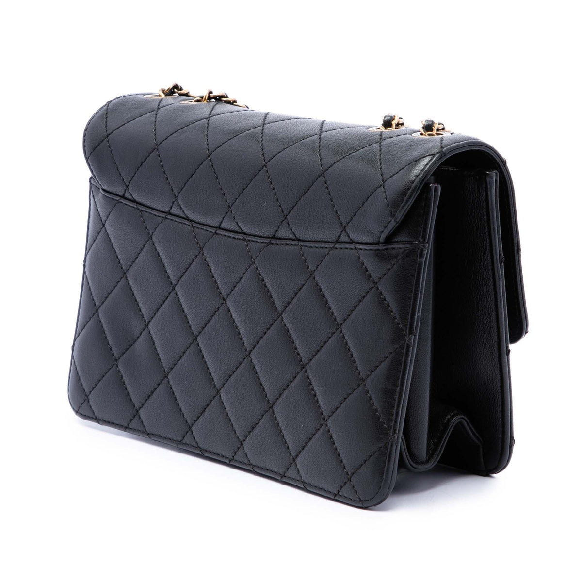 Chanel Medium Quilted Sheepskin Beauty Lock Flap