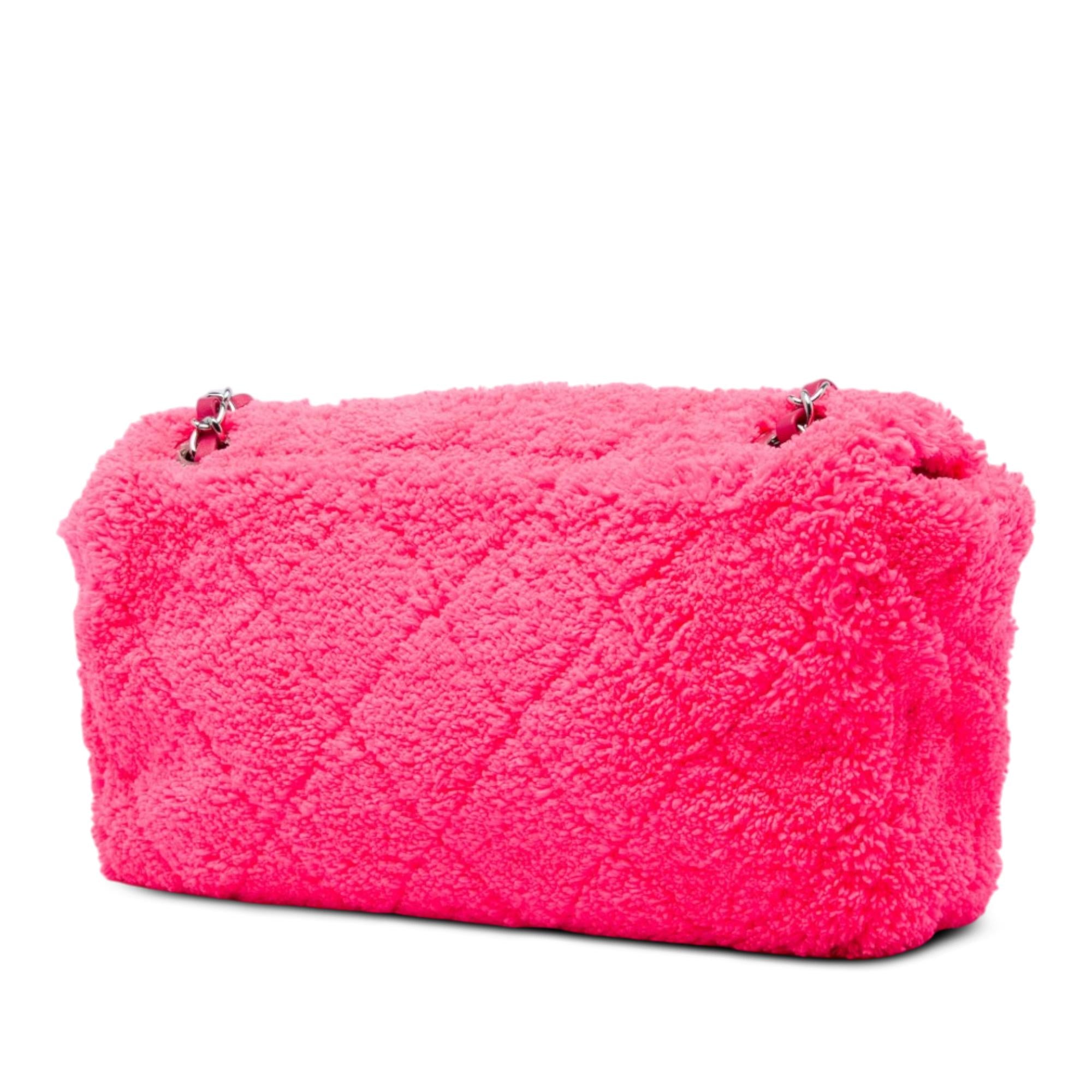 Chanel Medium Quilted Terry Cloth Coco Beach Flap