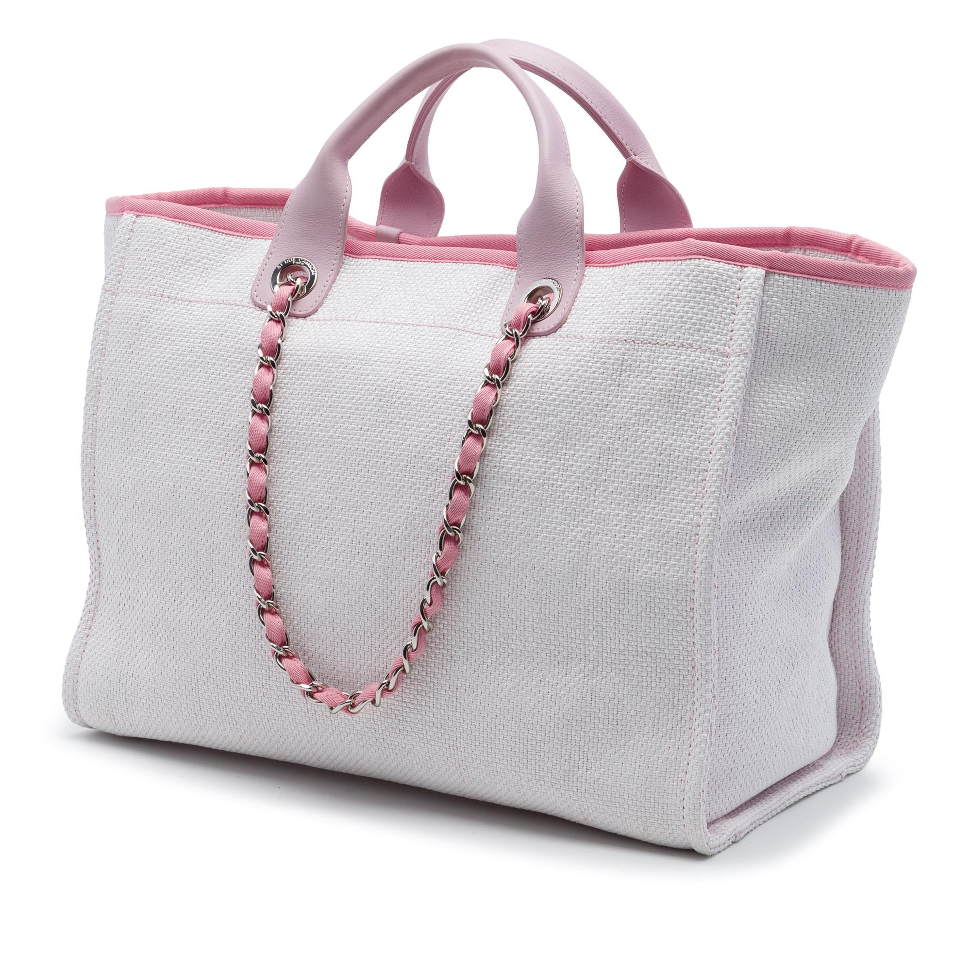 Chanel Medium Raffia Deauville Tote