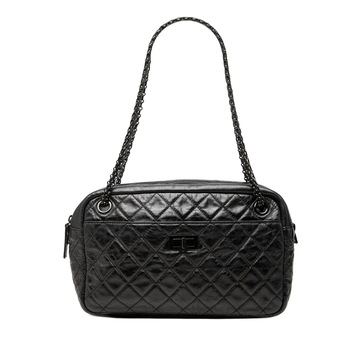 Chanel Medium Reissue 2.55 Quilted Aged Calfskin Camera Bag
