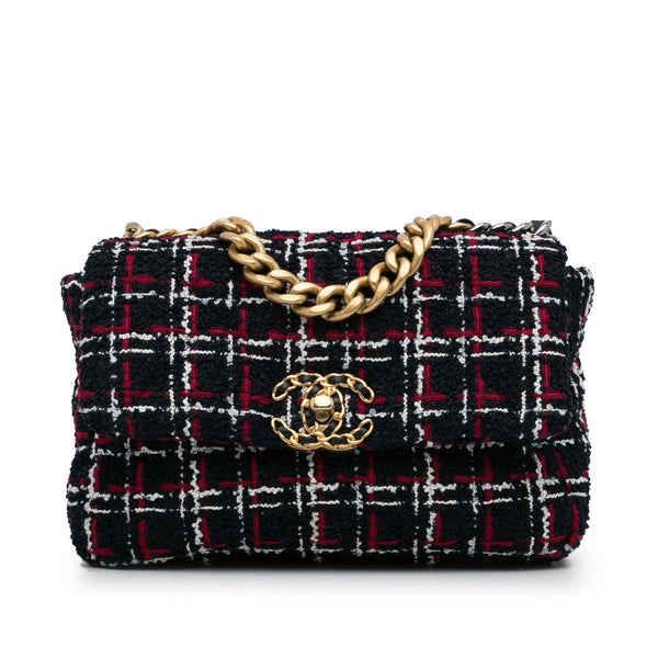 Chanel Medium Tweed 19 Flap Bag (SHG-cPJBQB)