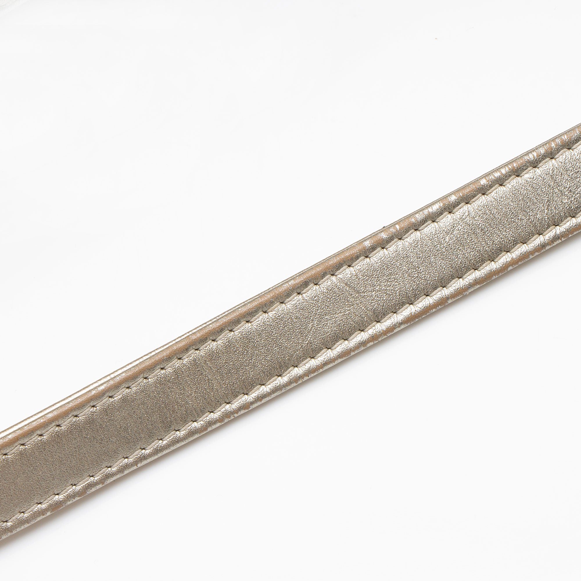Chanel Metallic Aged Calfskin Coco Top Handle Medium Flap Bag