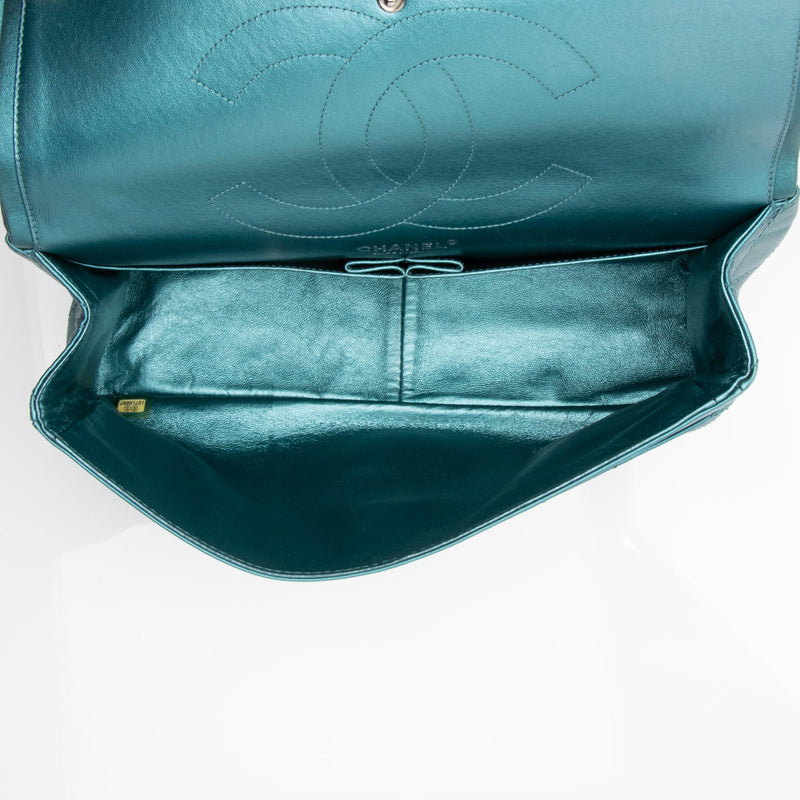 Chanel Metallic Aged Calfskin Reissue 227 Double Flap Bag (SHF-23459)