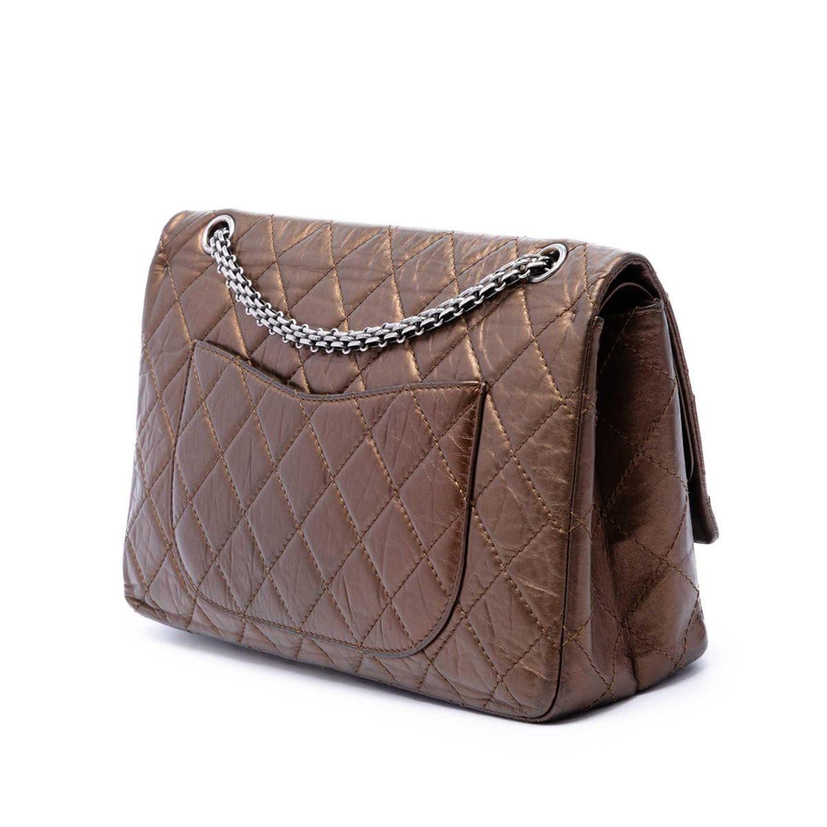 Chanel Metallic Aged Calfskin Reissue 2.55 Double Flap 227