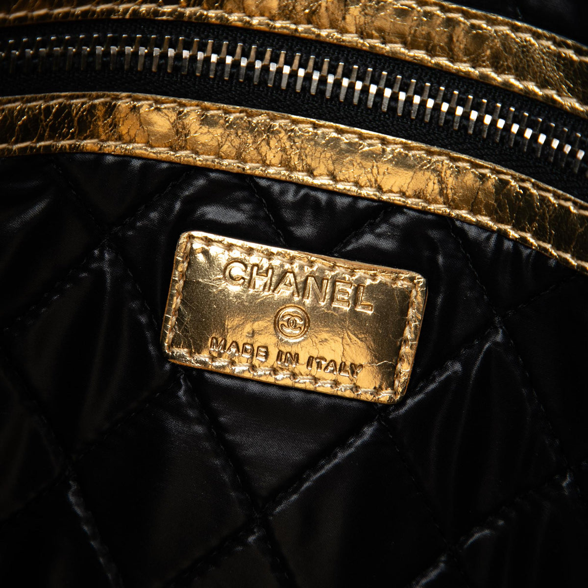 Chanel Metallic Lambskin Je Ne Suis Pas En Solde Clutch
