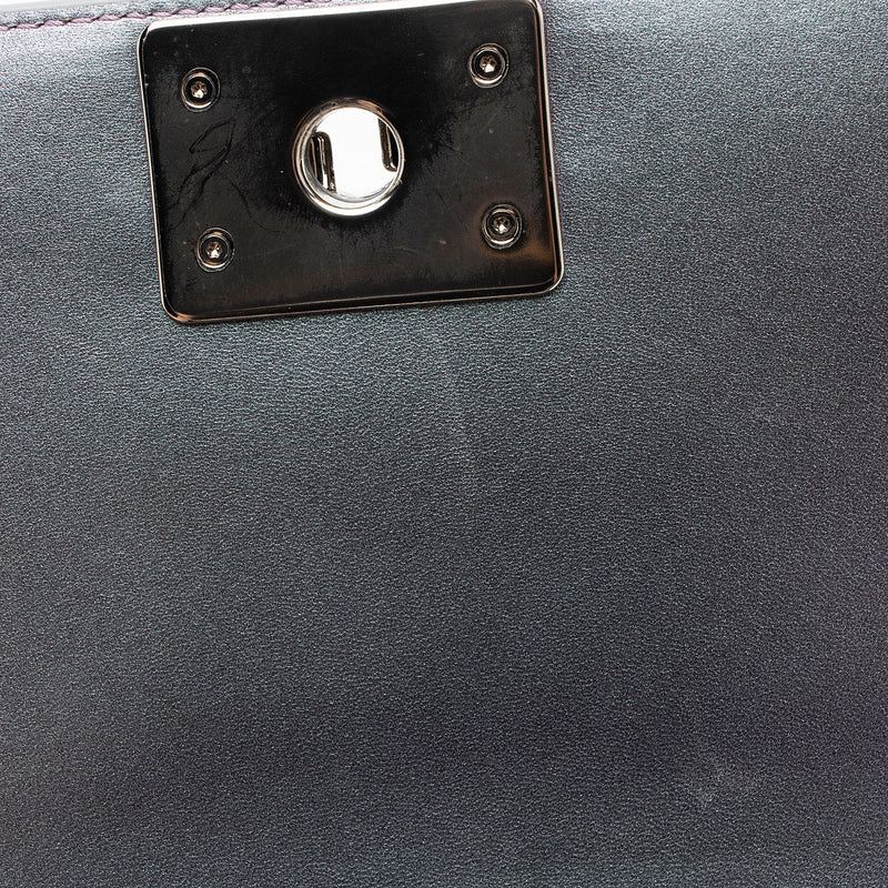 Chanel Metallic Lambskin PVC Small Boy Bag (SHF-tZdMaC)