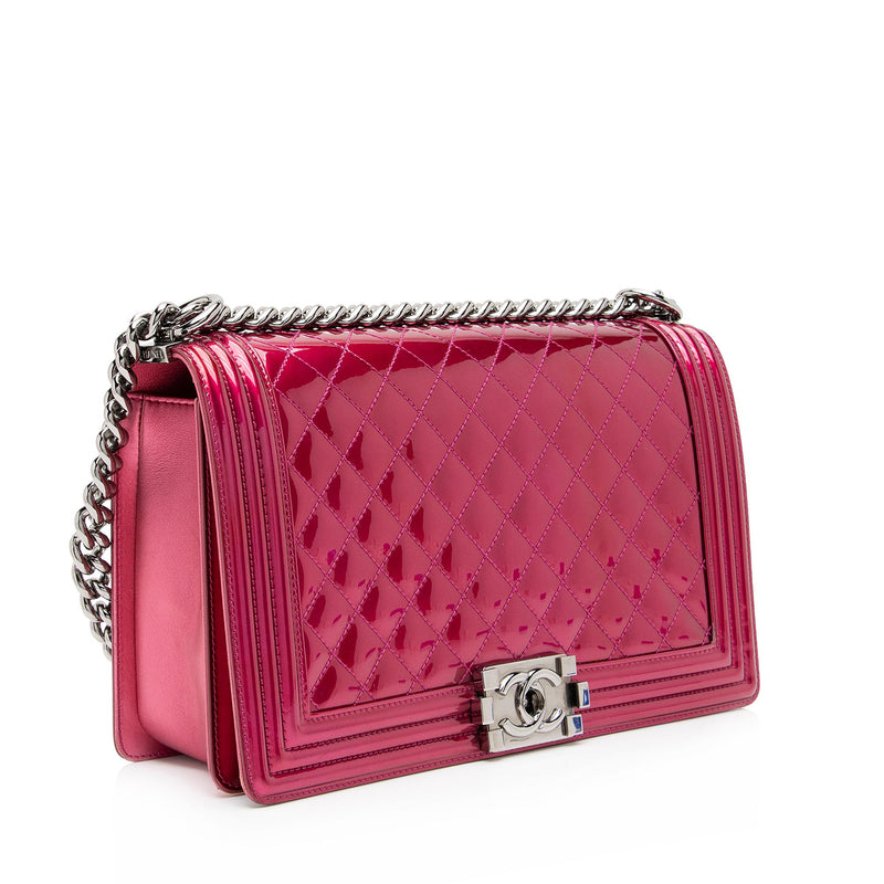 Pink Chanel Boy Bag - 30 For Sale on 1stDibs  chanel boy pink caviar, pink  chanel boy bag with gold hardware, pink boy bag chanel