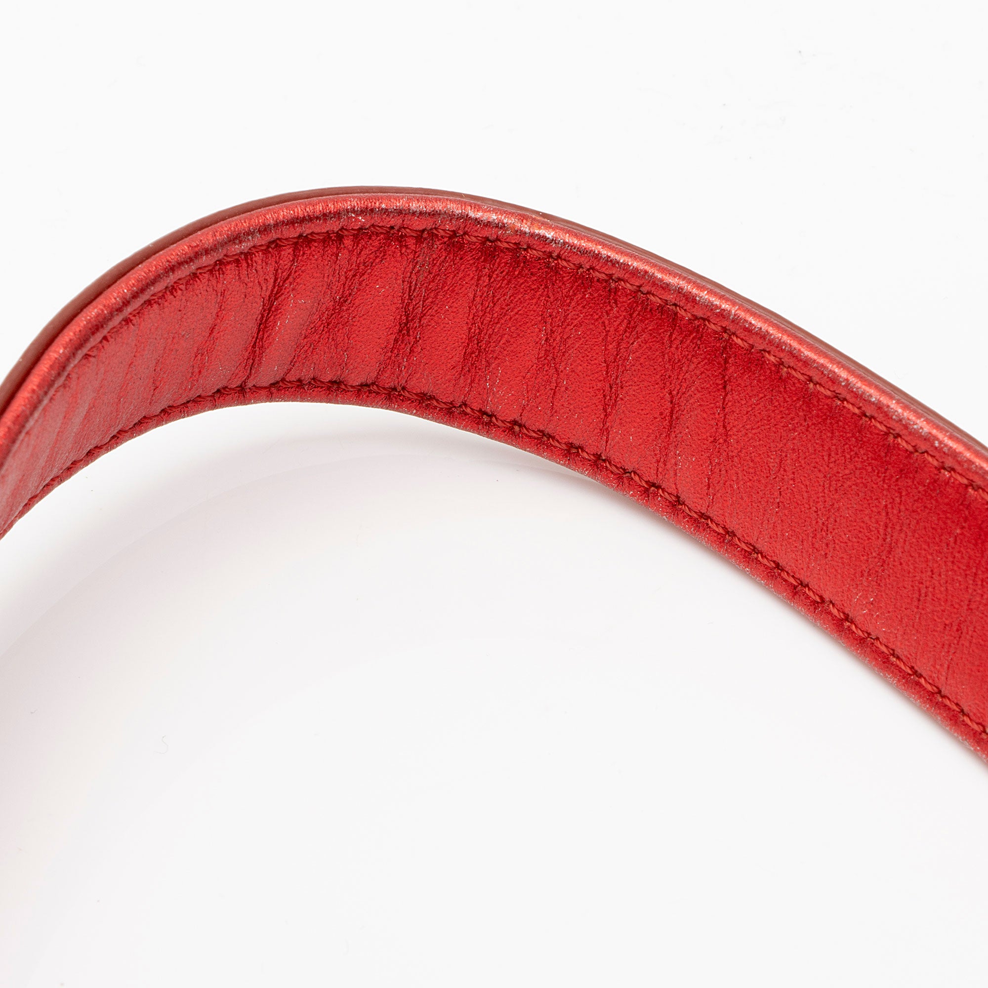 Chanel Metallic Patent Leather Old Medium Boy Bag (SHF-Gxw2JA)