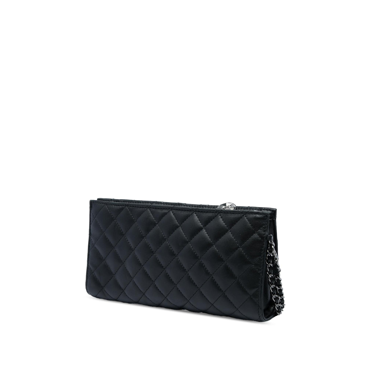 Chanel Metallic and Quilted Lambskin Mineral Nights Pochette Wristlet