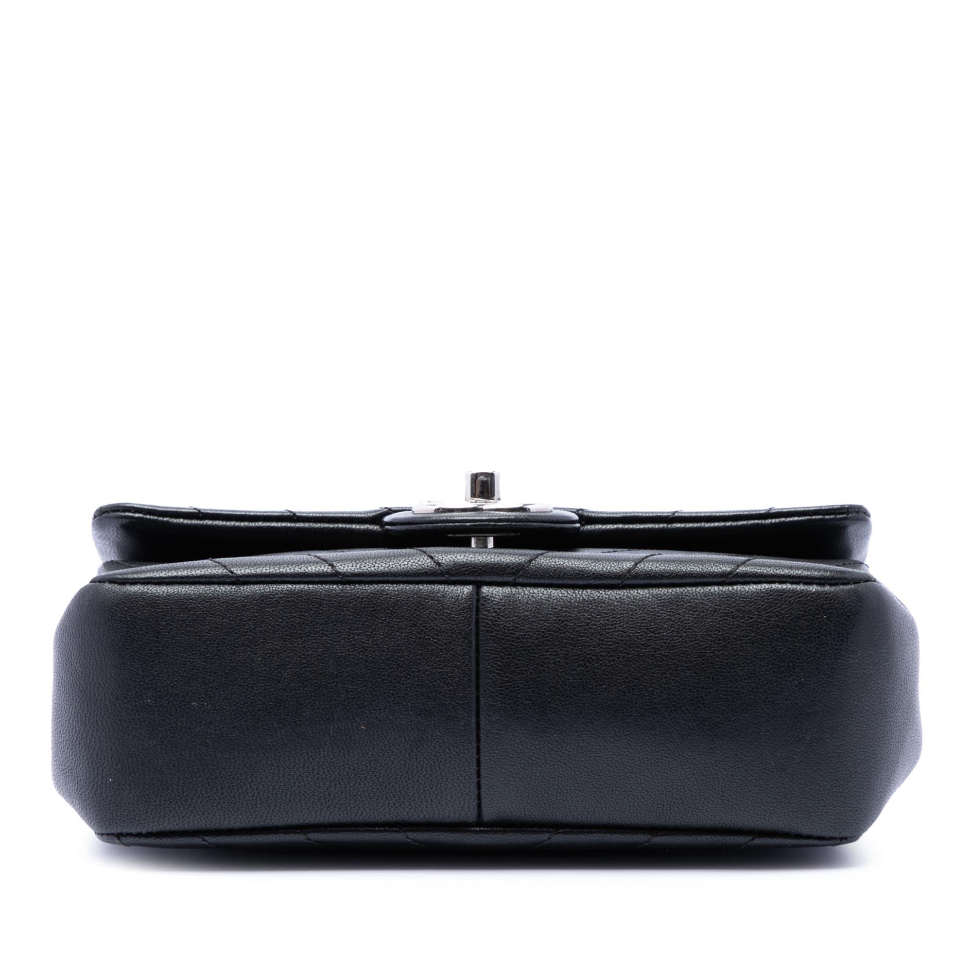 Chanel Mini CC Chevron Calfskin Single Flap