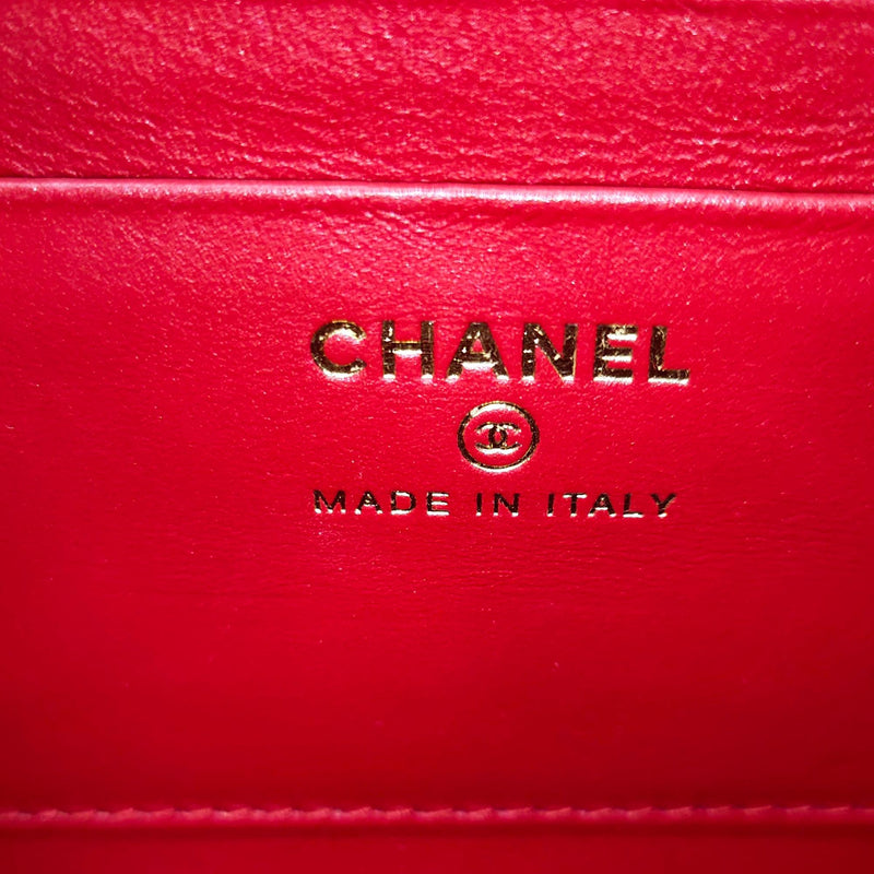 Chanel Mini CC Filigree Caviar Vanity Case (SHG-qVsozO)
