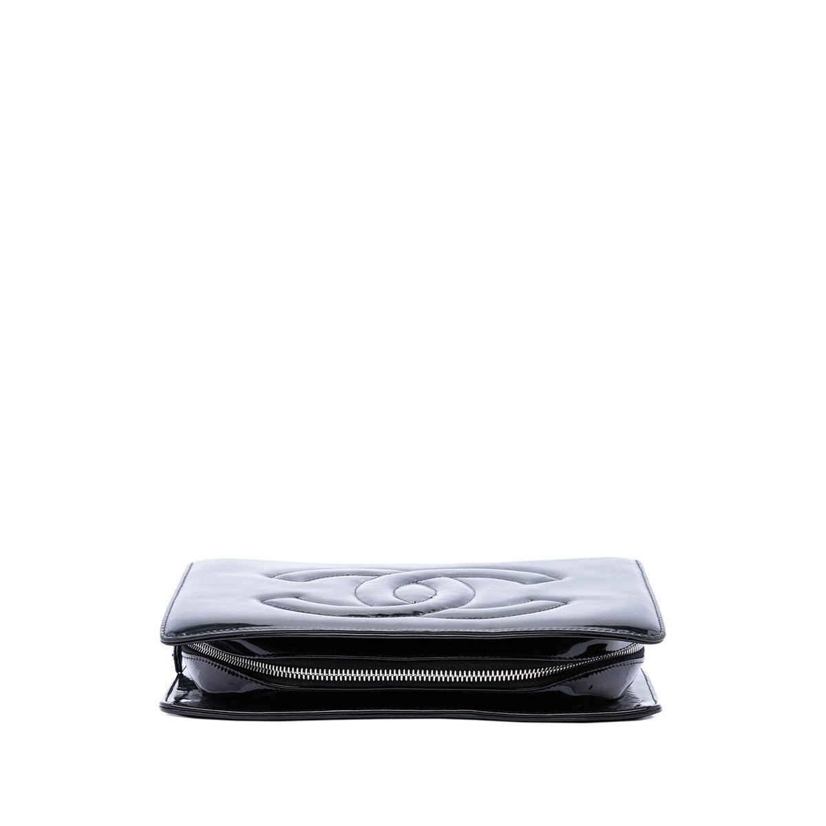 Chanel Mini CC Patent Clutch With Chain