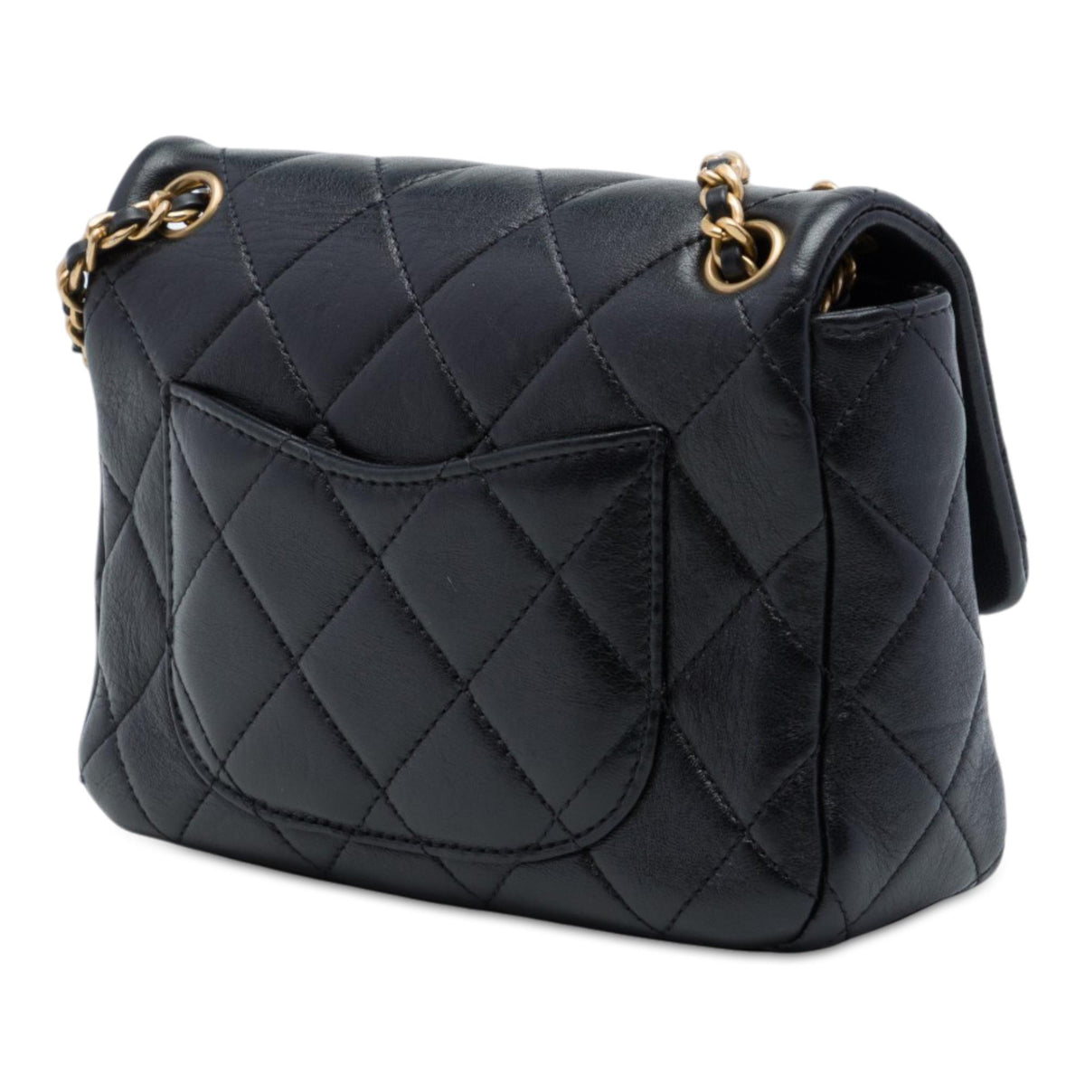 Chanel Mini CC Quilted Calfskin Multi Chain Single Flap