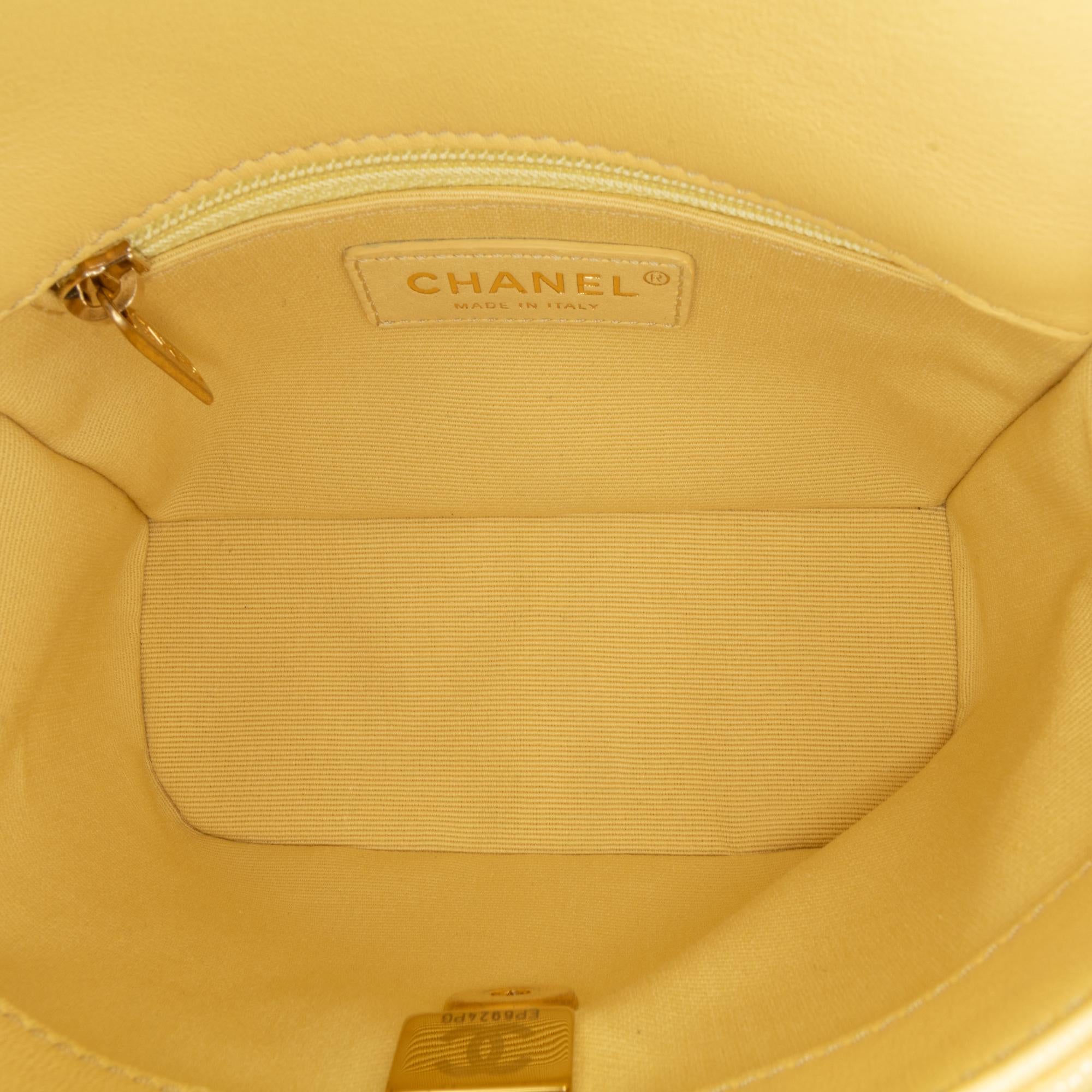 Chanel Mini CC Quilted Caviar Flap