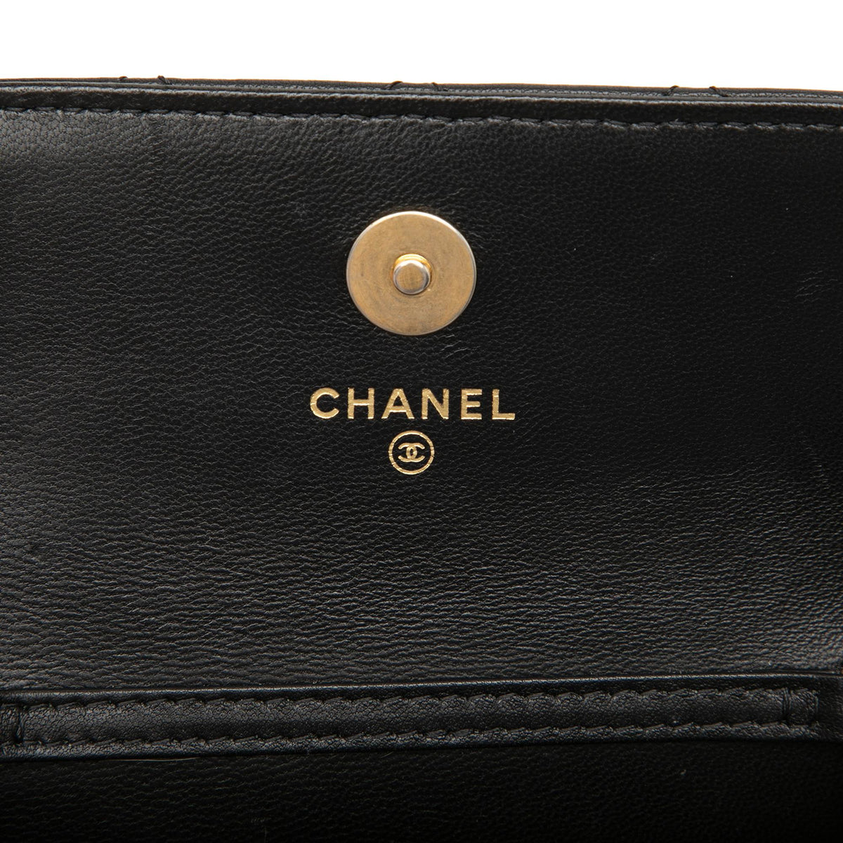 Chanel Mini CC Quilted Lambskin Pearl Crush Pouch with Chain