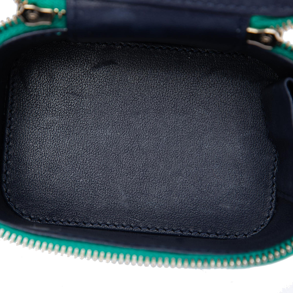 Chanel Mini CC Quilted Lambskin Top Handle Vanity Case With Chain