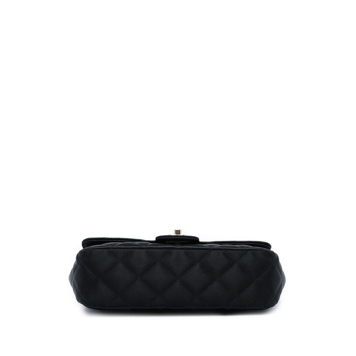 Chanel Mini CC Quilted Satin Camellia Flap