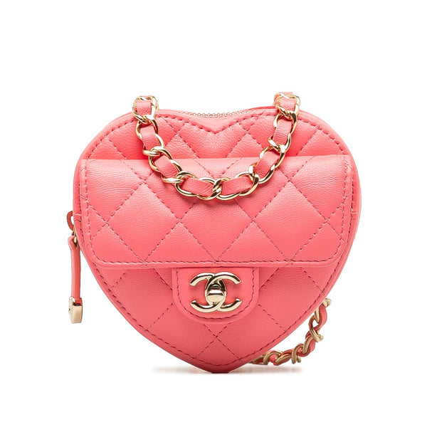 Chanel Mini CC in Love Heart Crossbody Bag (SHG-L8xNoU)