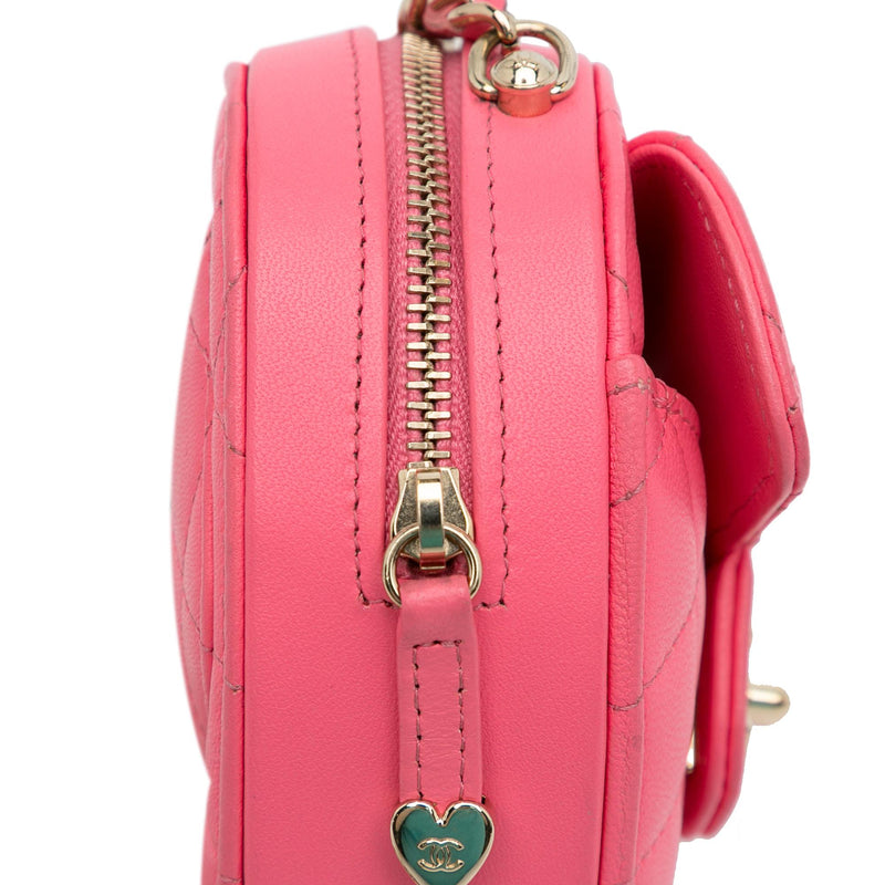 Chanel Mini CC in Love Heart Crossbody Bag (SHG-0Qf4HI)