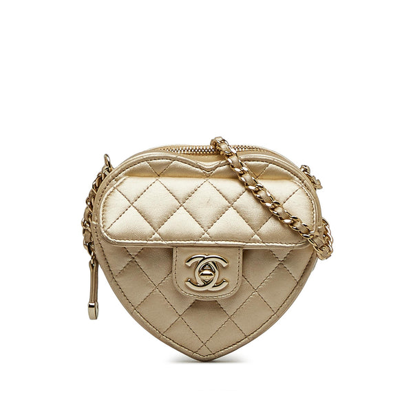 Chanel Mini CC in Love Heart Crossbody (SHG-Qohyoi)