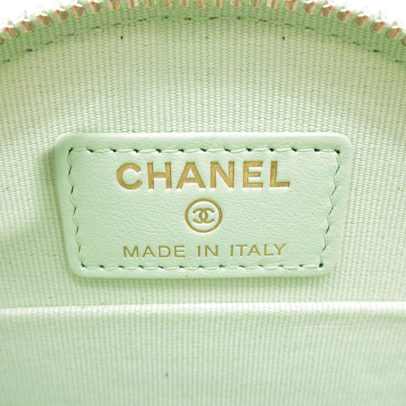 Chanel Mini Caviar Round Vanity Bag (SHG-L9oeJh)