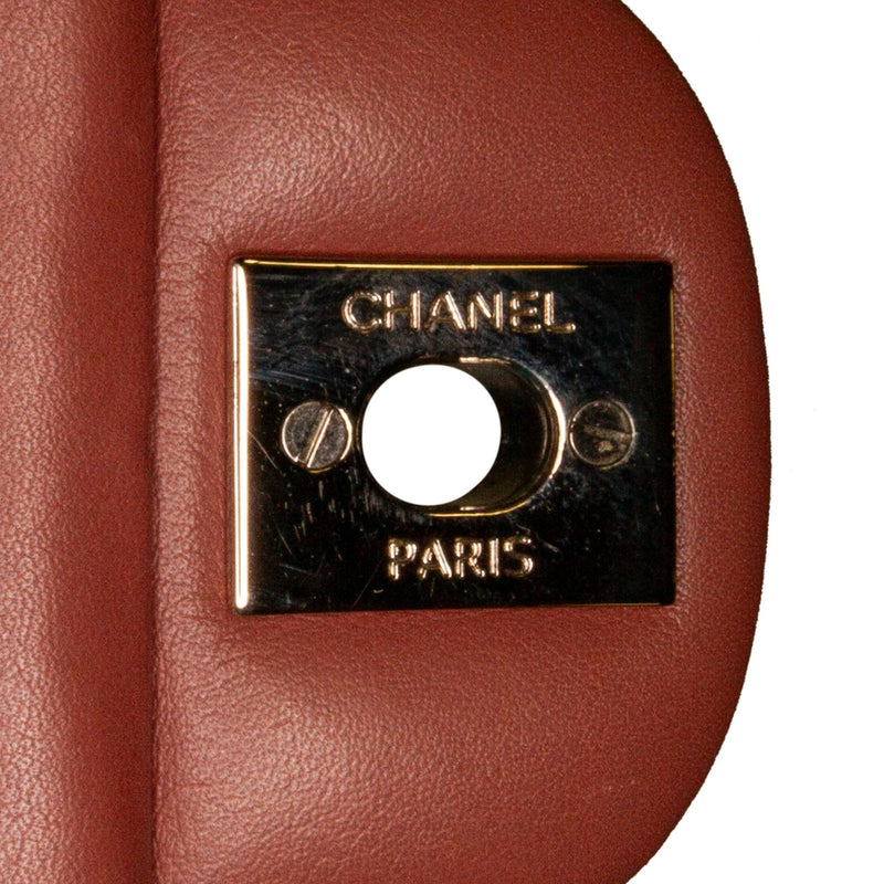 Chanel Mini Classic Square Patent Single Flap (SHG-nmtI7p)