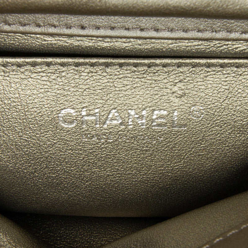 Chanel Mini Embellished Calfskin Chevron Square Envelop Flap (SHG-dgzXFp)