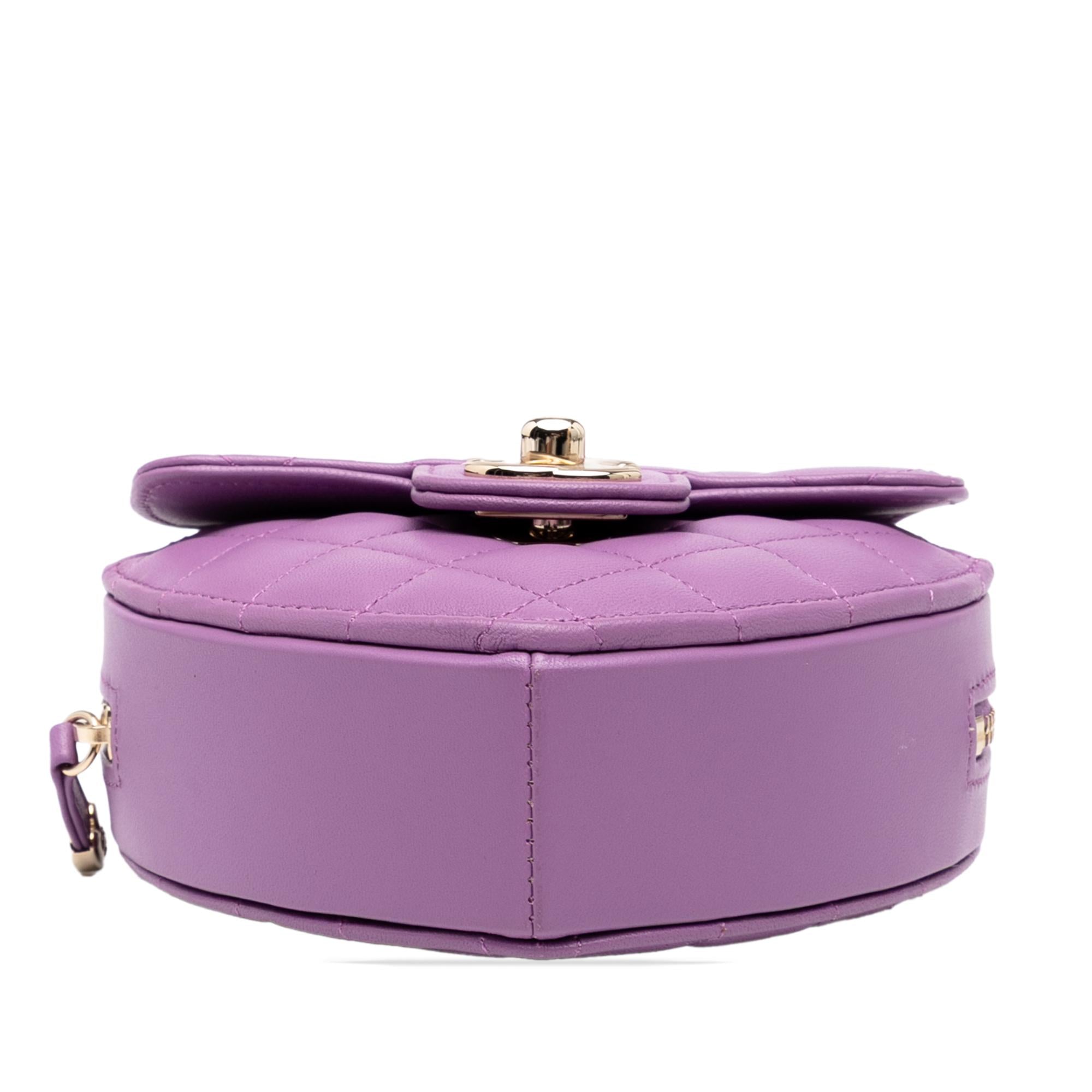 Chanel Mini Lambskin CC in Love Heart Crossbody