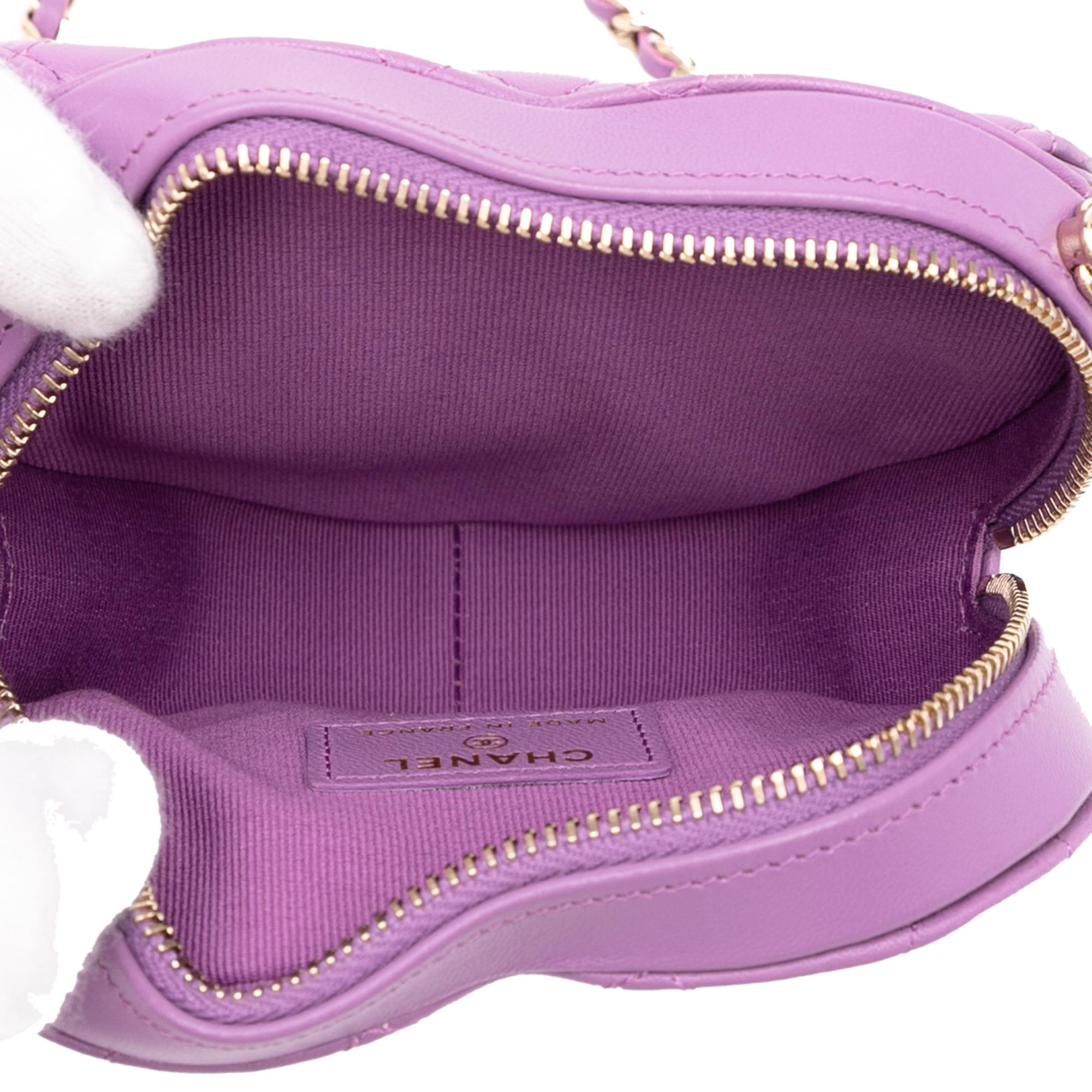 Chanel Mini Lambskin CC in Love Heart Crossbody