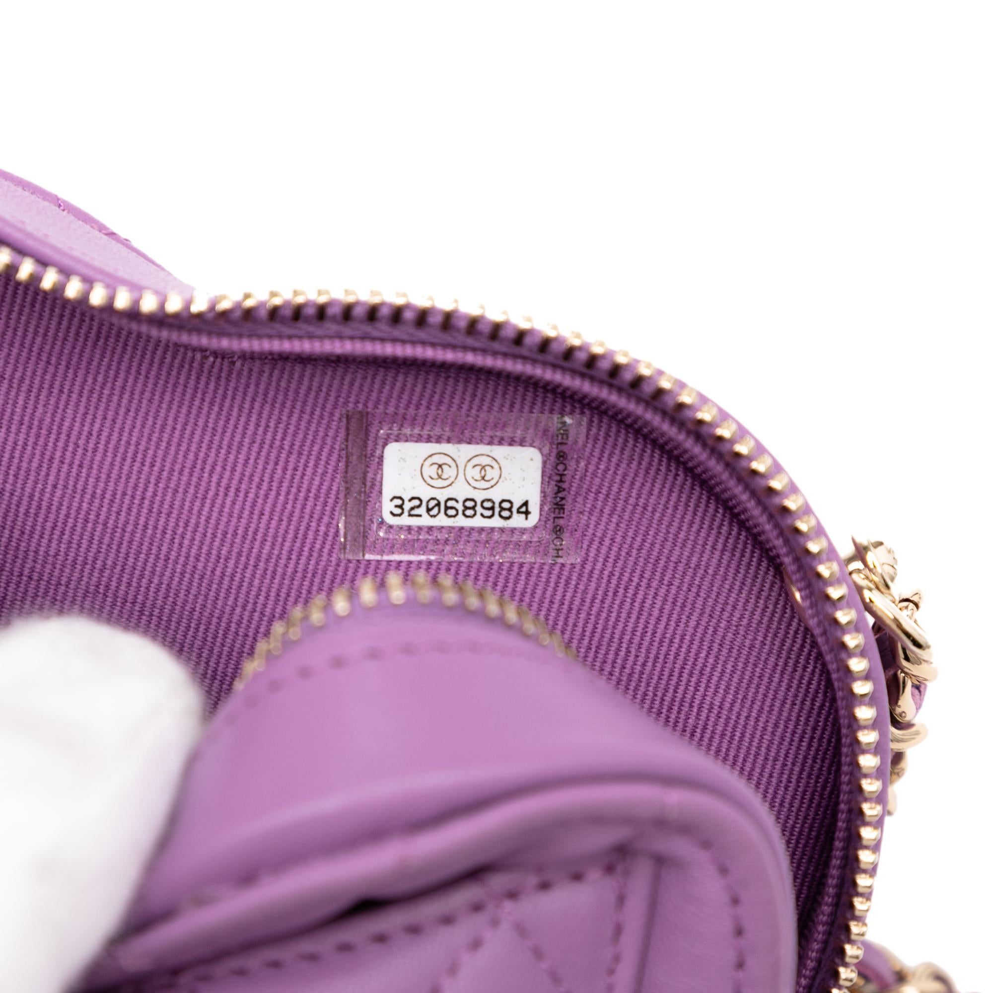 Chanel Mini Lambskin CC in Love Heart Crossbody