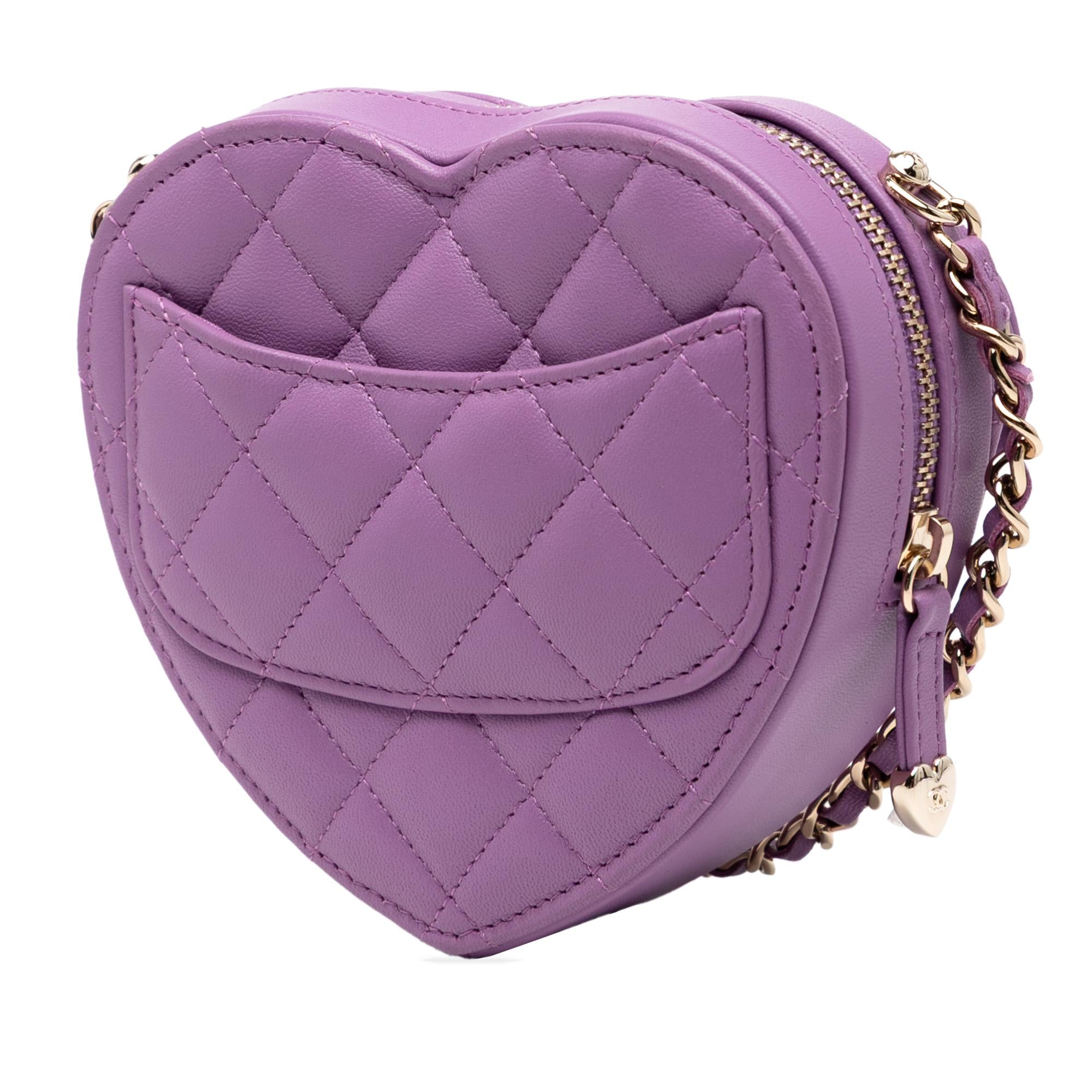 Chanel Mini Lambskin CC in Love Heart Crossbody
