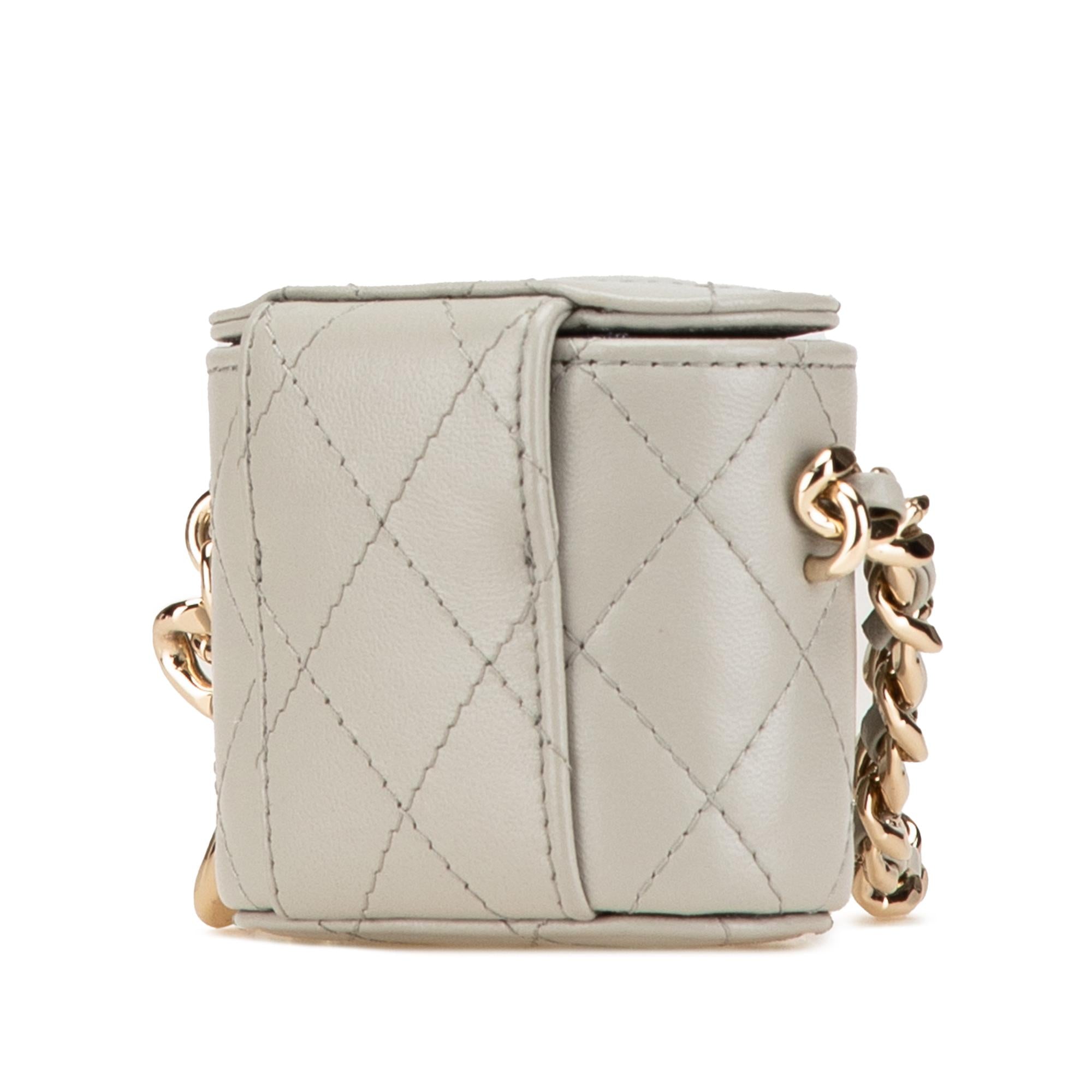 Chanel Mini Lambskin Elegant Chain Vanity Case