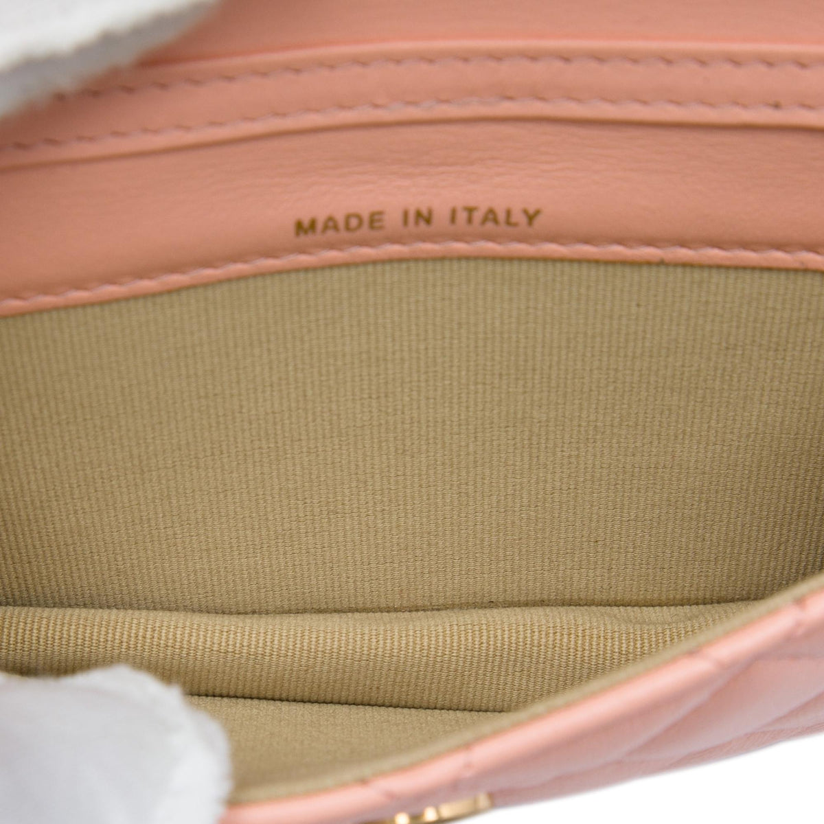 Chanel Mini Lambskin Pearl Crush Clutch On Chain