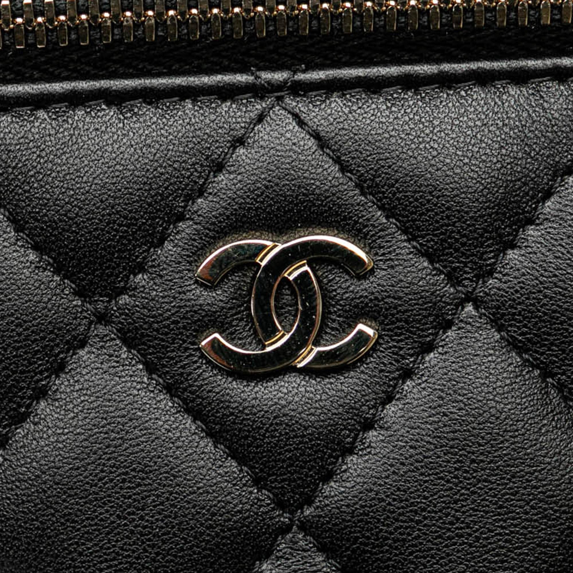Chanel Mini Lambskin Vanity Case with Chain