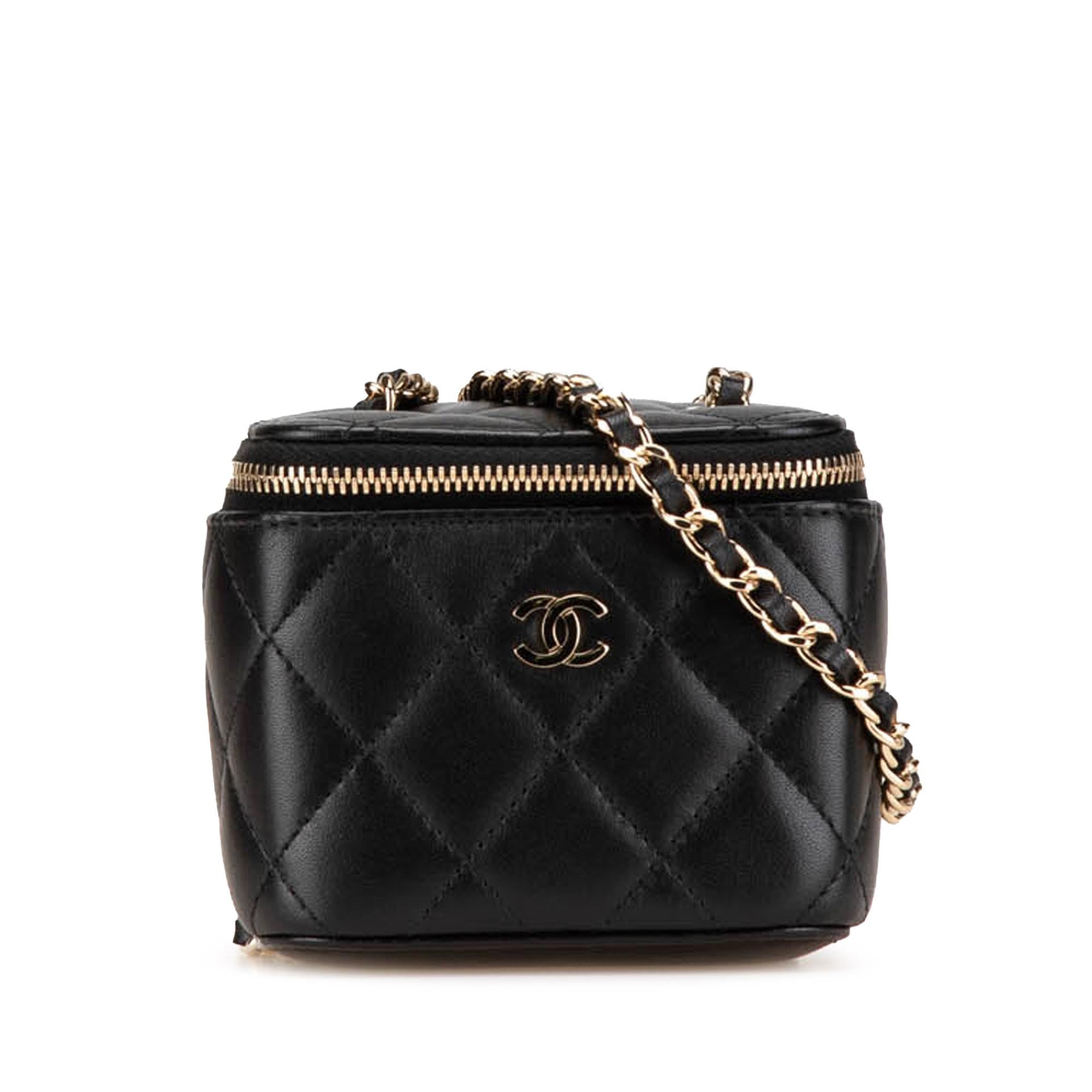 Chanel Mini Lambskin Vanity Case with Chain