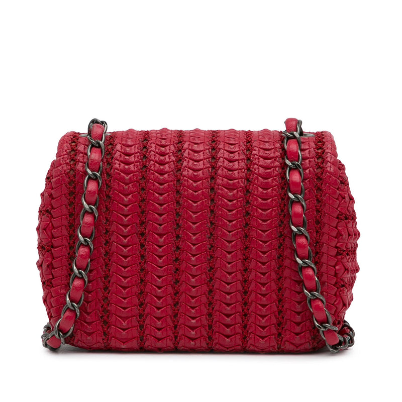 Chanel Mini Paris Seoul Crochet Lambskin Flap Bag (SHG-BZAEw8)