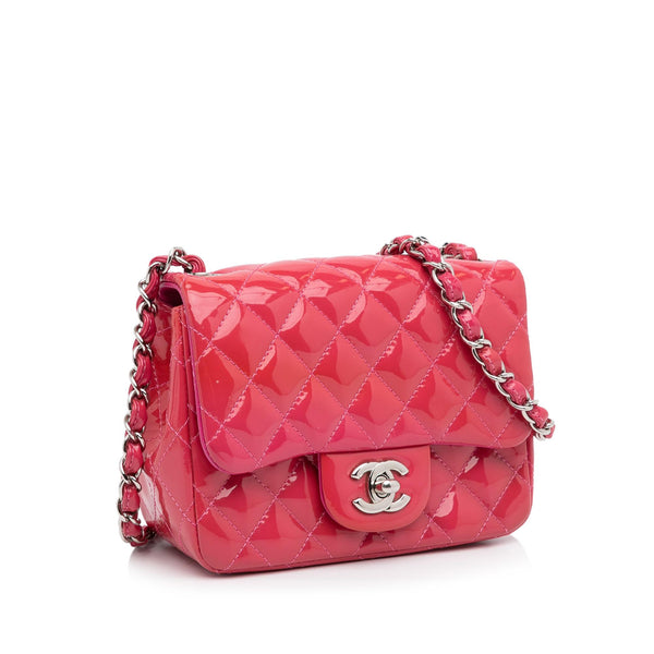 Chanel Mini Patent Classic Square Single Flap (SHG-sjboxu) – LuxeDH