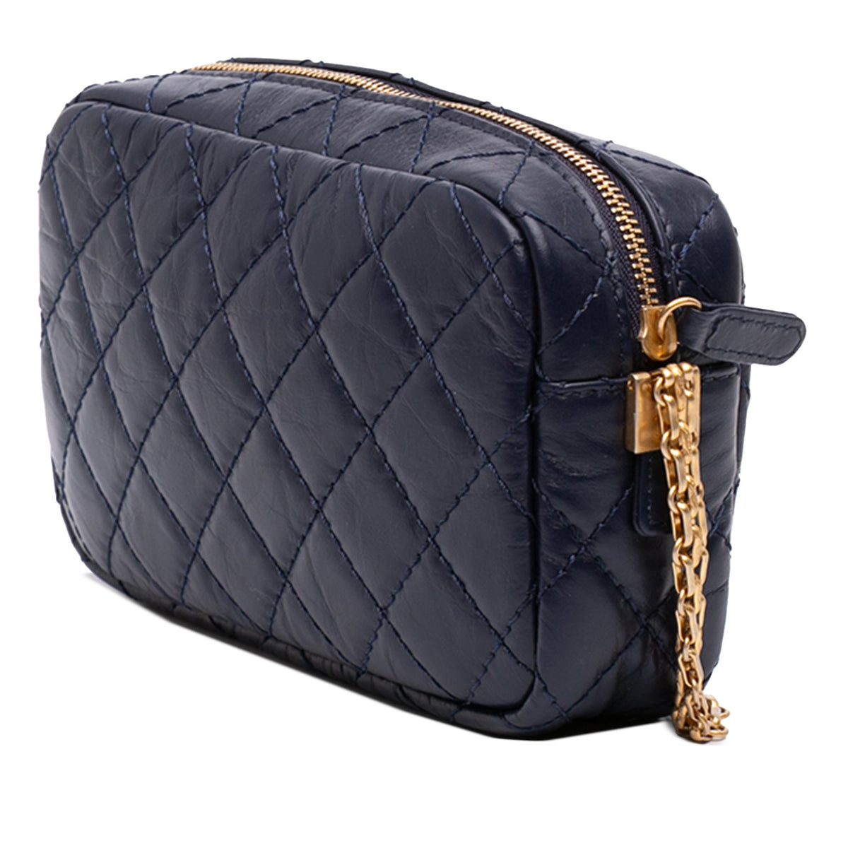 Chanel Mini Quilted Aged Calfskin Reissue Camera Bag