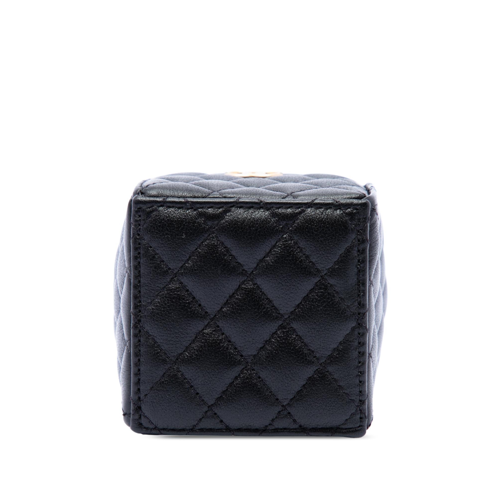 Chanel Mini Quilted Calfskin Drawstring Bucket Bag