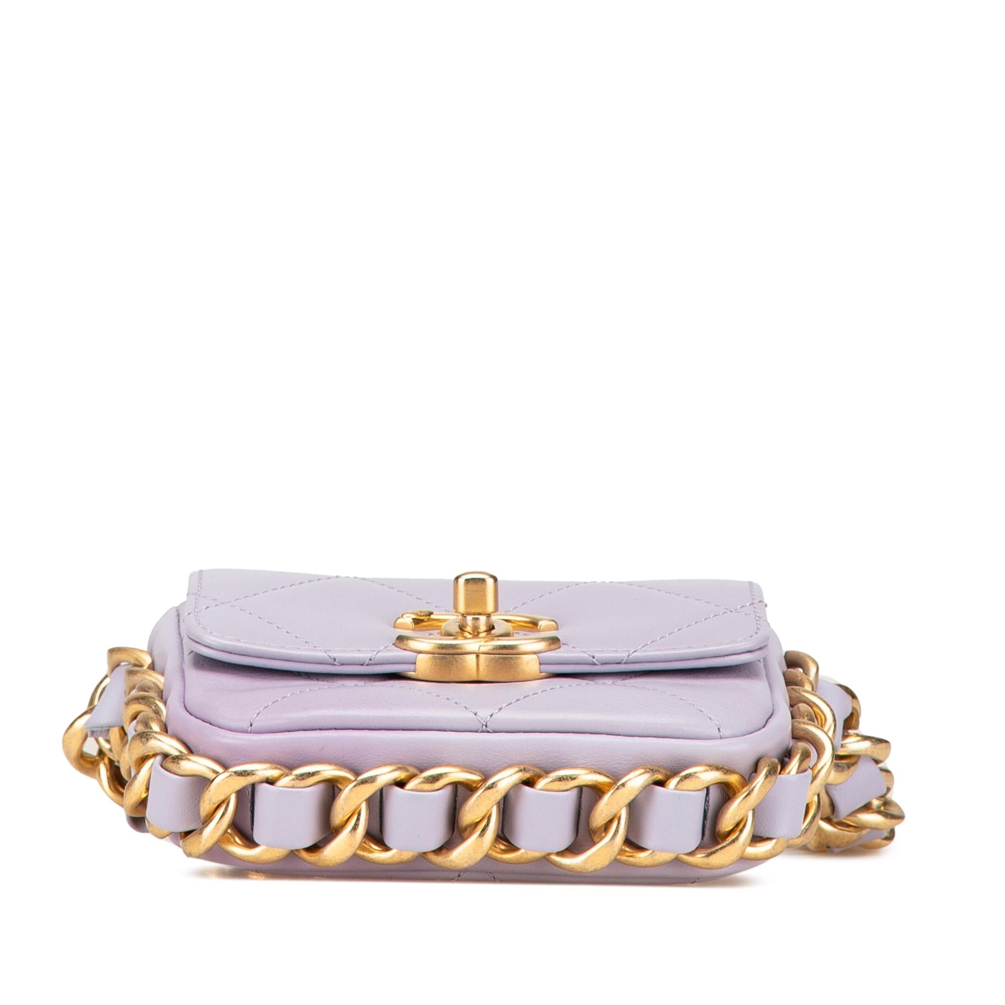 Chanel Mini Quilted Calfskin Framing Chain Flap