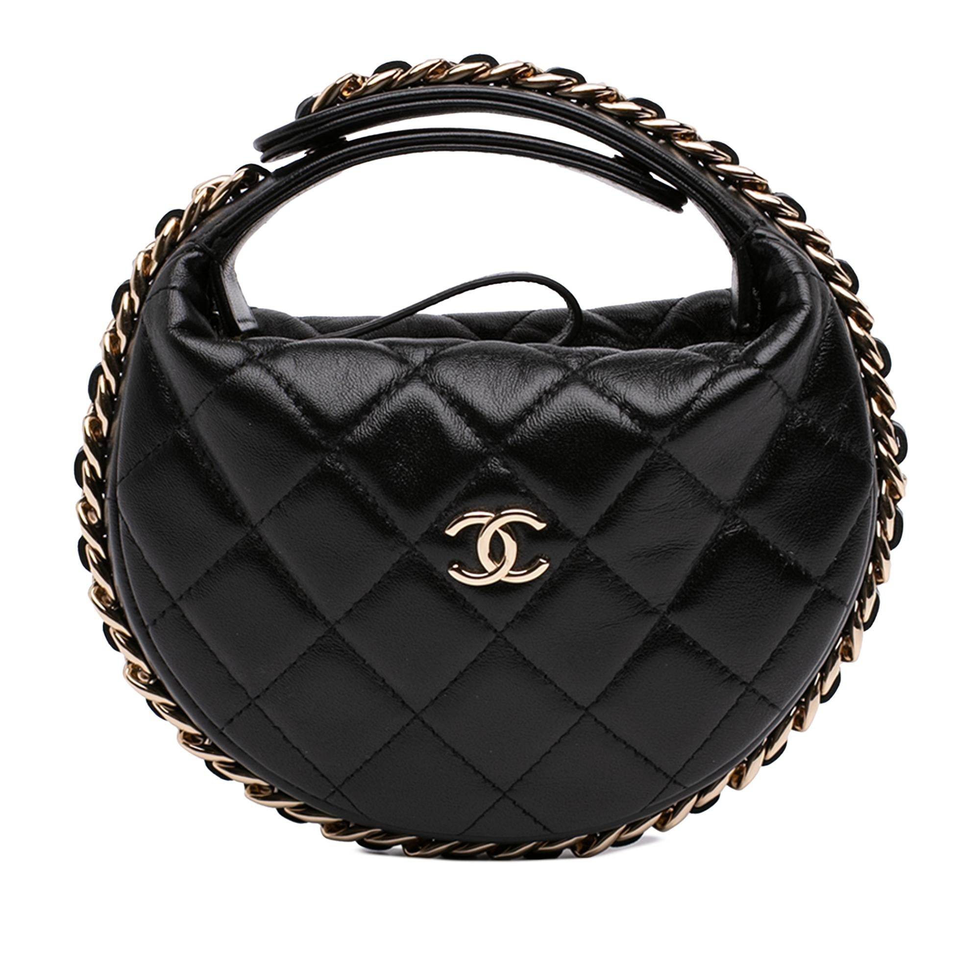 Chanel Mini Quilted Lambskin Chain Around Pouch