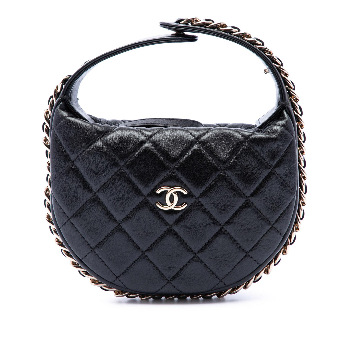 Chanel Mini Quilted Lambskin Chain Around Pouch