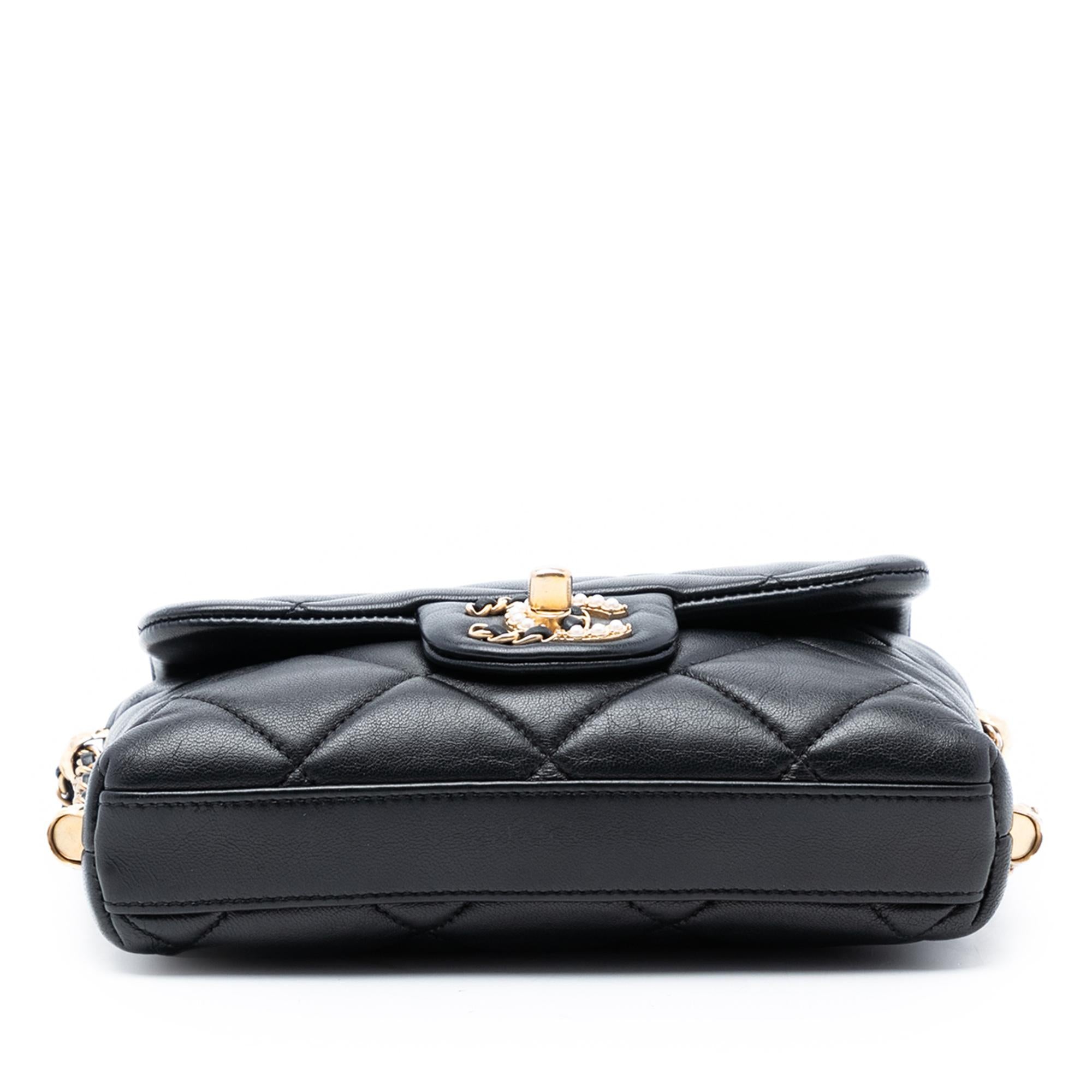 Chanel Mini Quilted Lambskin Crush on Chains Flap