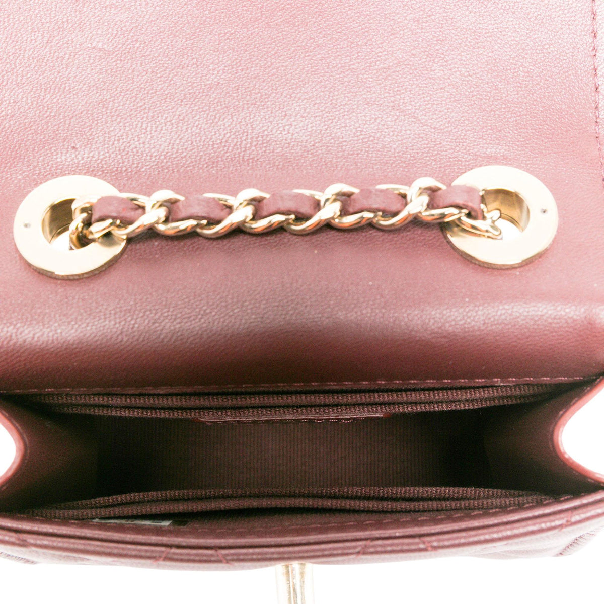 Chanel Mini Quilted Lambskin Trendy CC Clutch With Chain