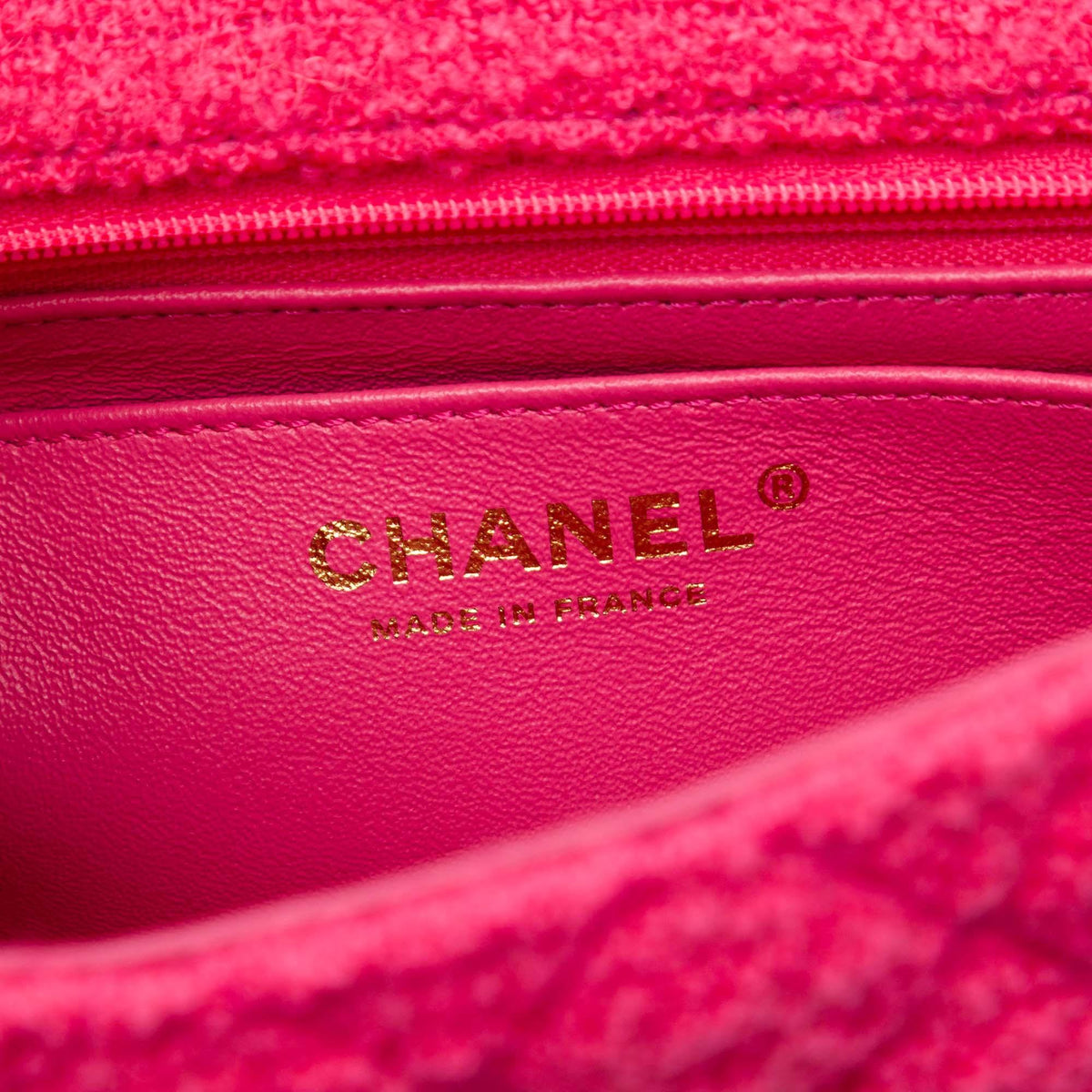 Chanel Mini Quilted Tweed Reissue 2.55 Single Flap 224