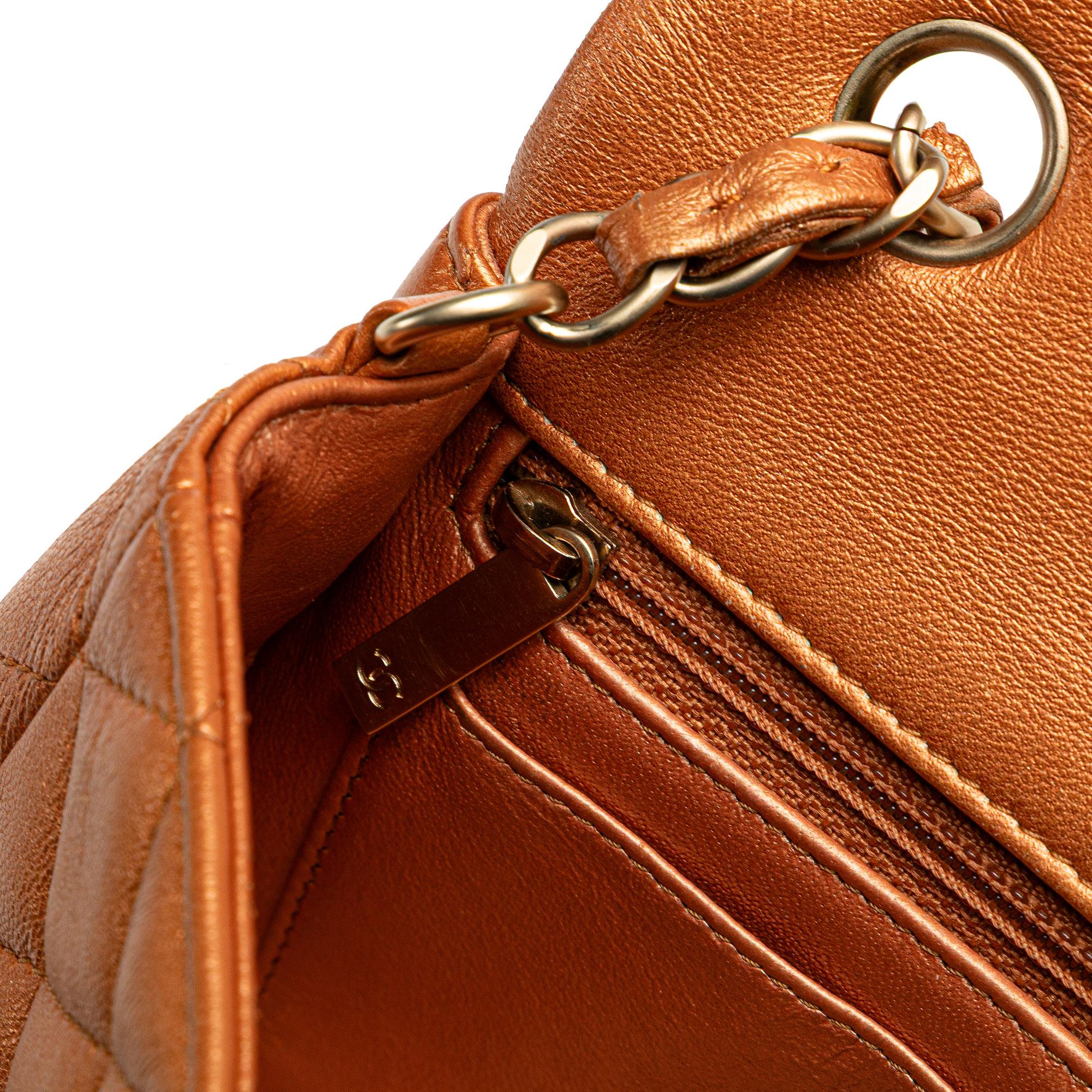 Chanel Mini Rectangular Classic Iridescent Lambskin Single Flap